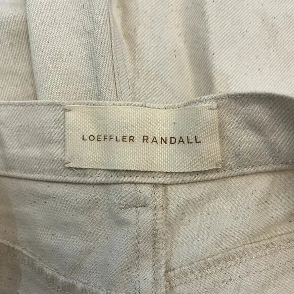 Loeffler Randall Demi Embroidered Pant Natural - Picture 8 of 9